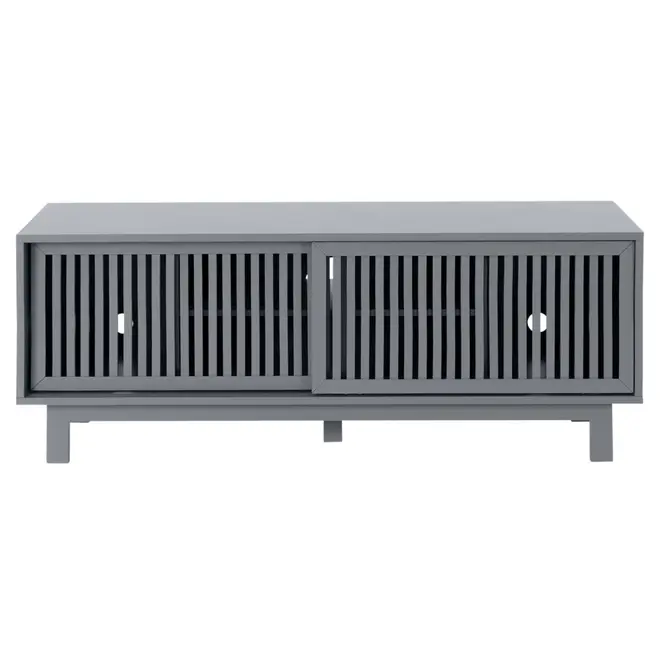 RACK 2 PORTAS DE CORRER 1,40 M X 45 CM ALINA LEVEL - KONKRET - Foto 1