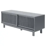 RACK 2 PORTAS DE CORRER 1,40 M X 45 CM ALINA LEVEL - KONKRET - Foto 2