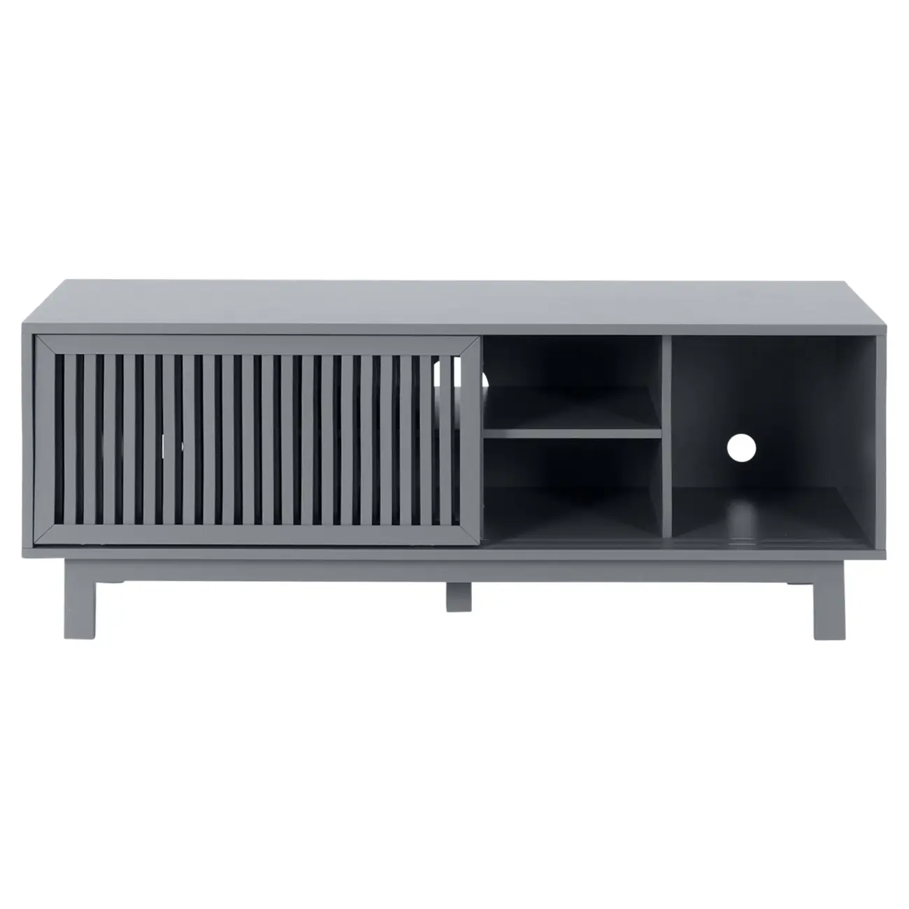 RACK 2 PORTAS DE CORRER 1,40 M X 45 CM ALINA LEVEL - KONKRET - Foto 6