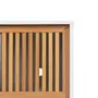 RACK 2 PORTAS DE CORRER 1,40 M X 45 CM ALINA LEVEL - BRANCO/TAUARI - Foto 8