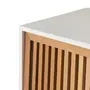 RACK 2 PORTAS DE CORRER 1,40 M X 45 CM ALINA LEVEL - BRANCO/TAUARI - Foto 9