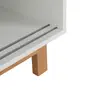RACK 2 PORTAS DE CORRER 1,40 M X 45 CM ALINA LEVEL - BRANCO/TAUARI - Foto 11