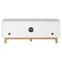 RACK 2 PORTAS DE CORRER 1,40 M X 45 CM ALINA LEVEL - BRANCO/TAUARI - Foto 12