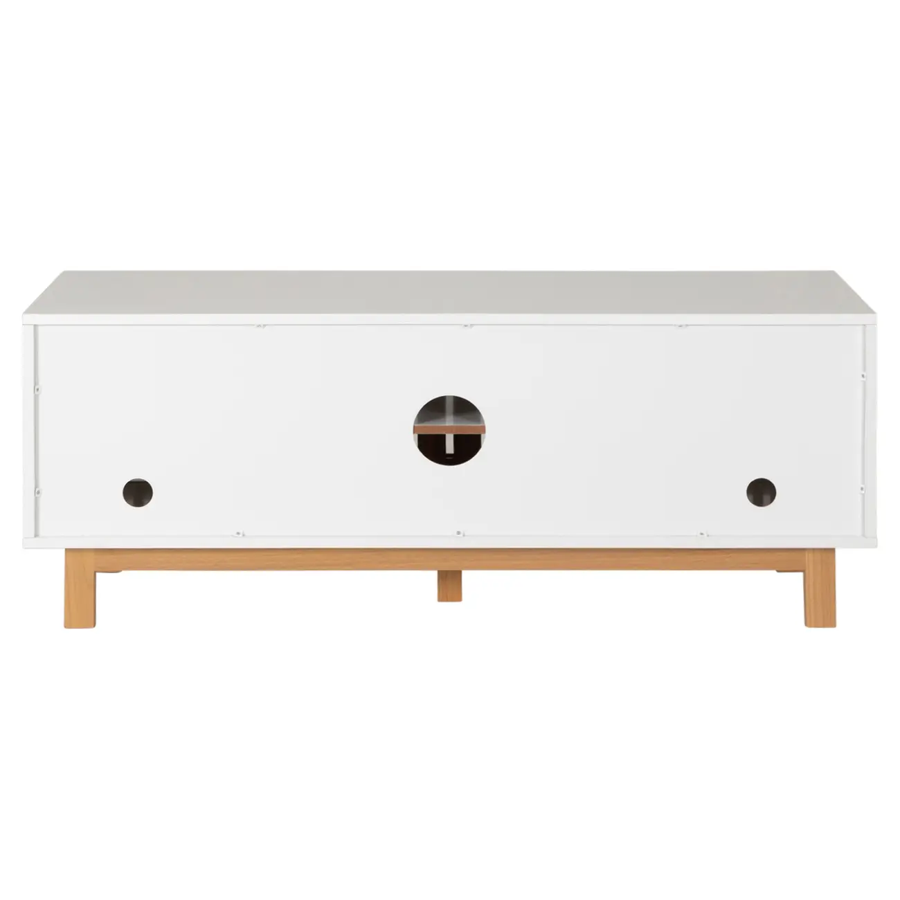 RACK 2 PORTAS DE CORRER 1,40 M X 45 CM ALINA LEVEL - BRANCO/TAUARI - Foto 12
