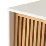 RACK 2 PORTAS DE CORRER 1,80 M X 45 CM ALINA LEVEL - BRANCO/TAUARI - Foto 9