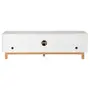 RACK 2 PORTAS DE CORRER 1,80 M X 45 CM ALINA LEVEL - BRANCO/TAUARI - Foto 12
