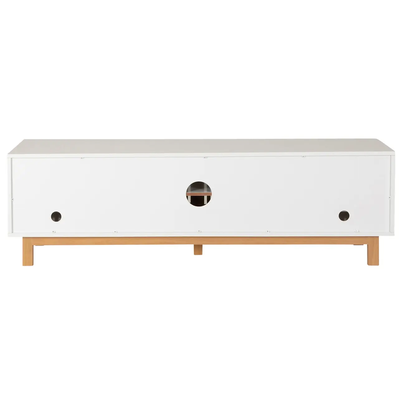 RACK 2 PORTAS DE CORRER 1,80 M X 45 CM ALINA LEVEL - BRANCO/TAUARI - Foto 12