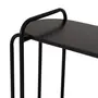 ESTANTE 1 M X 89 CM AROS - PRETO/PRETO - Foto 4