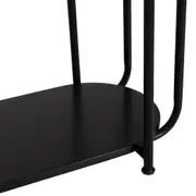 ESTANTE 1 M X 89 CM AROS - PRETO/PRETO - Foto 5