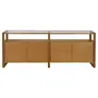 BUFFET COM 4 PORTAS 2 M X 42 CM TOARI - MACCHIATO/INCOLOR - Foto 1