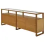 BUFFET COM 4 PORTAS 2 M X 42 CM TOARI - MACCHIATO/INCOLOR - Foto 2