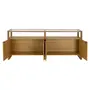 BUFFET COM 4 PORTAS 2 M X 42 CM TOARI - MACCHIATO/INCOLOR - Foto 5