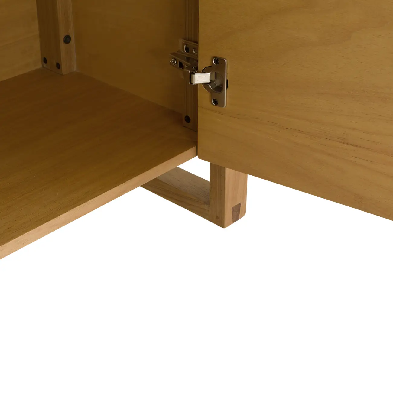 BUFFET COM 4 PORTAS 2 M X 42 CM TOARI - MACCHIATO/INCOLOR - Foto 8