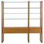 ESTANTE COM 2 PORTAS BASCULANTES 2 M X 2,11 M TOARI - MACCHIATO/INCOLOR - Foto 1
