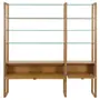 ESTANTE COM 2 PORTAS BASCULANTES 2 M X 2,11 M TOARI - MACCHIATO/INCOLOR - Foto 5
