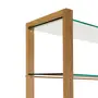 ESTANTE COM 2 PORTAS BASCULANTES 2 M X 2,11 M TOARI - MACCHIATO/INCOLOR - Foto 9