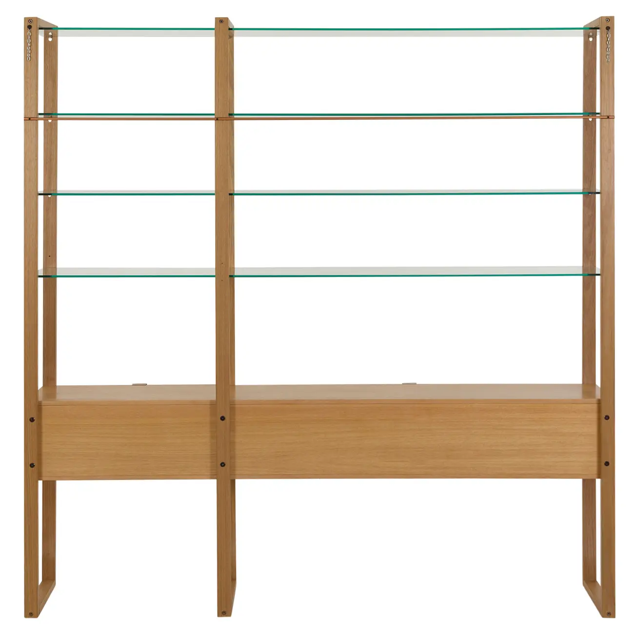 ESTANTE COM 2 PORTAS BASCULANTES 2 M X 2,11 M TOARI - MACCHIATO/INCOLOR - Foto 10