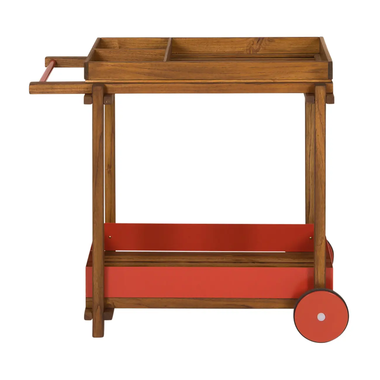 CARRINHO 84 CM X 48 CM BROMÉLIA - BARU/FERRUGEM - Foto 1