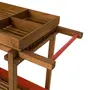 CARRINHO 84 CM X 48 CM BROMÉLIA - BARU/FERRUGEM - Foto 4
