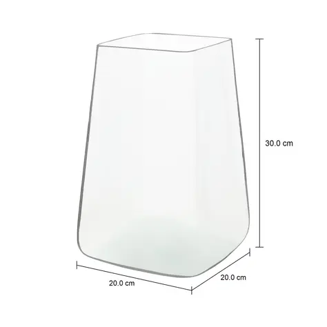 Imagem com medidas do produto VASO 30 CM RAVINA