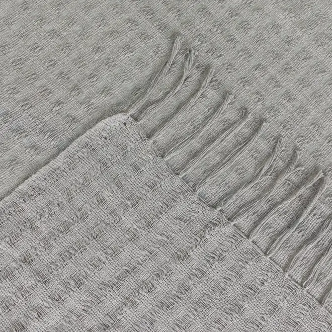 MANTA PARA SOFÁ 1,20 M X 1,60 M LOIRE - CINZA PROVENCE - Foto 3