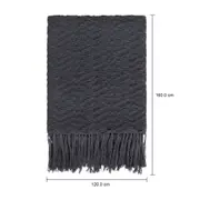 MANTA PARA SOFÁ 1,20 M X 1,60 M BONUCCI - KONKRET - Foto 4