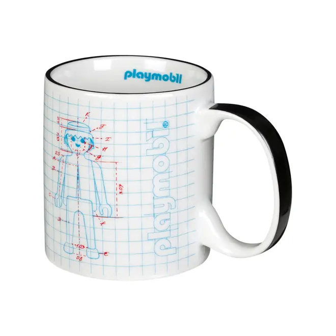 CANECA 300 ML PLAYMOBIL PROJETO-02 - BRANCO/MULTICOR - Foto 2