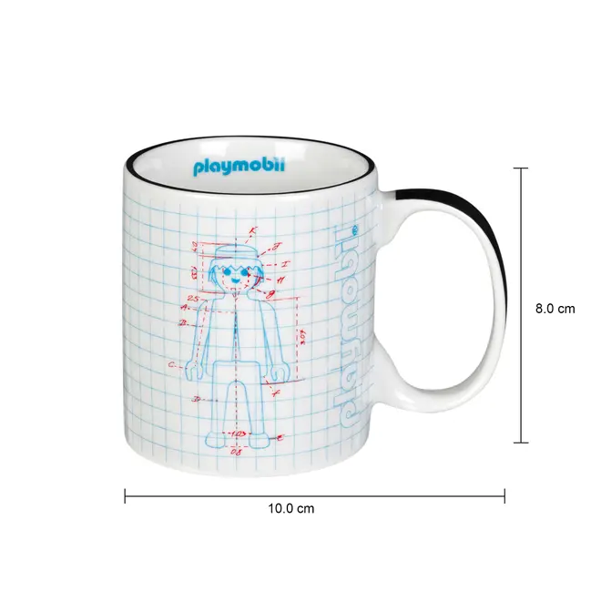 CANECA 300 ML PLAYMOBIL PROJETO-02 - BRANCO/MULTICOR - Foto 8