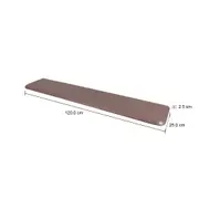 PRATELEIRA 2,5 CM X 1,20 M X 25 CM CHANFER - RUBY MOCHA - Foto 4