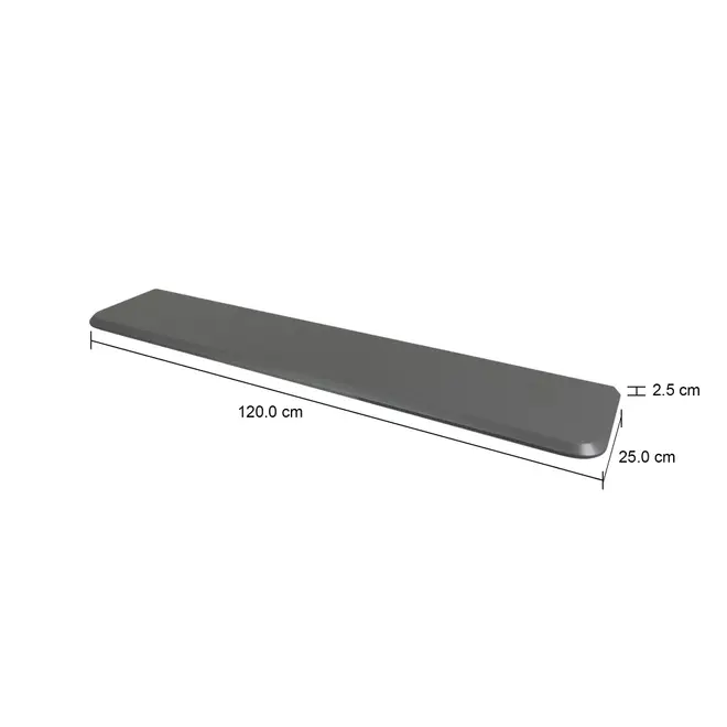 PRATELEIRA 2,5 CM X 1,20 M X 25 CM CHANFER - KONKRET - Foto 4