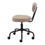 CADEIRA HOME OFFICE MIER - PRETO/BEGE - Foto 4