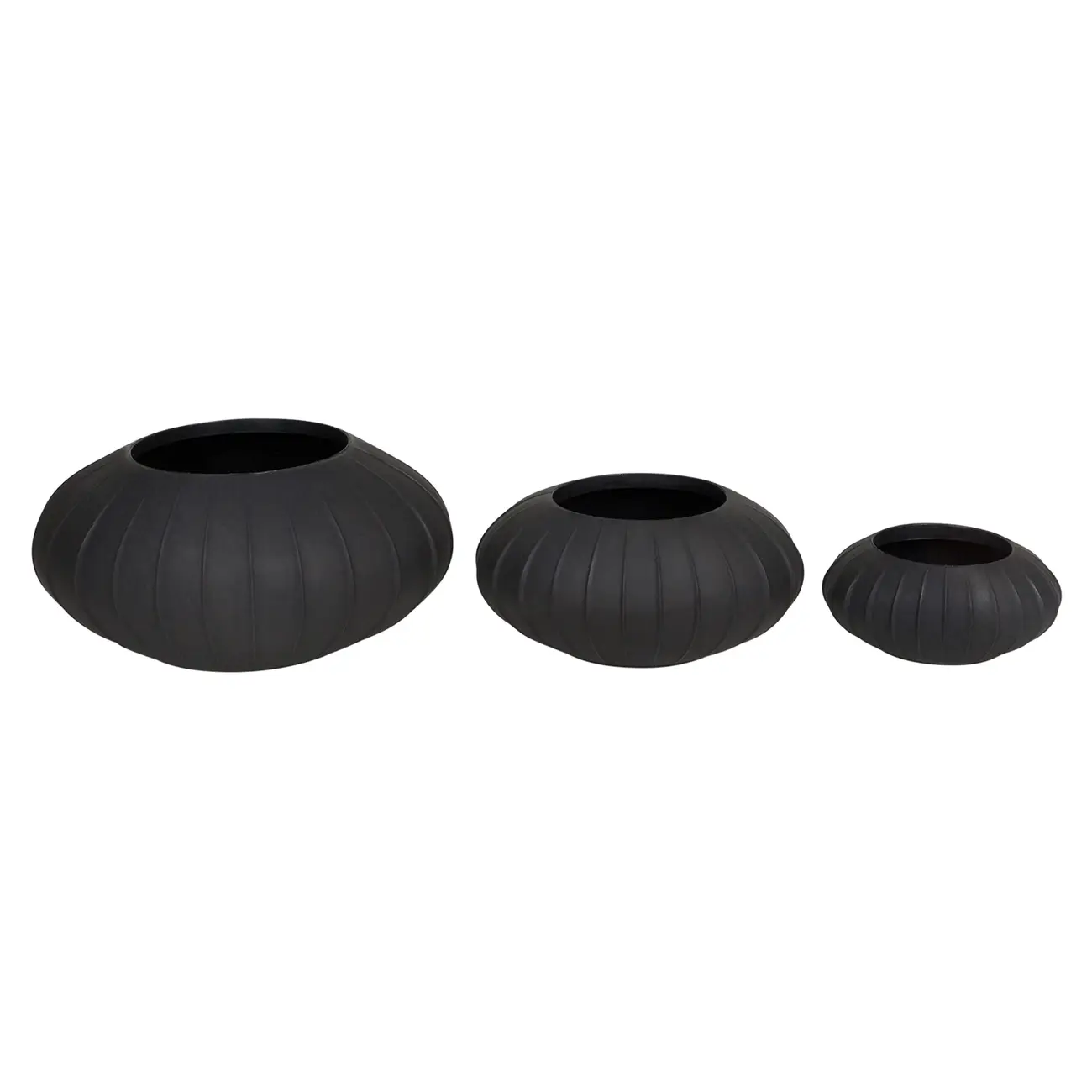 CACHEPÔ 17 CM HANAZAKI - PRETO - Foto 4