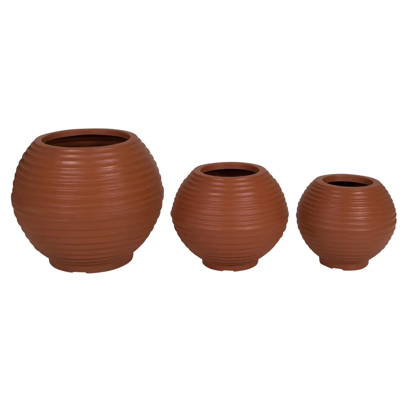 CACHEPÔ 36 CM SFERA - TERRACOTA - Foto 3