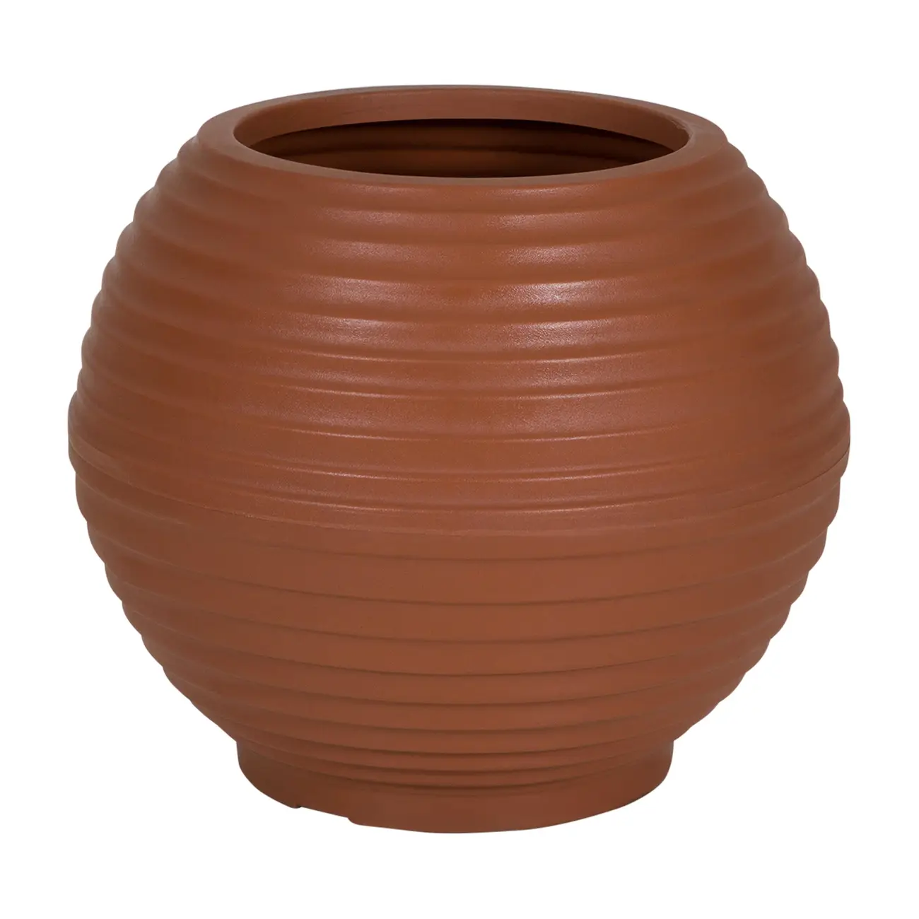 CACHEPÔ 52 CM SFERA - TERRACOTA - Foto 1