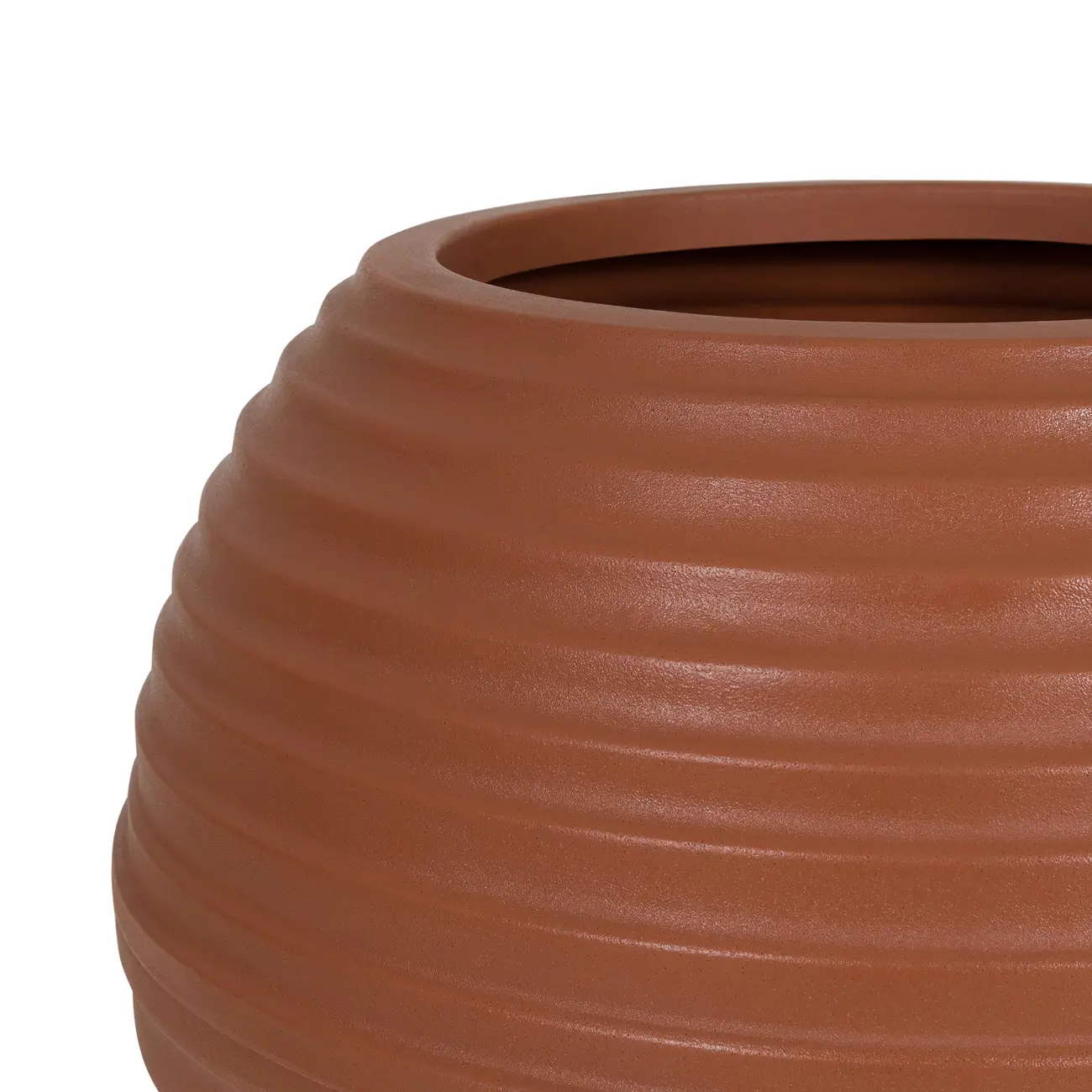 CACHEPÔ 52 CM SFERA - TERRACOTA - Foto 2