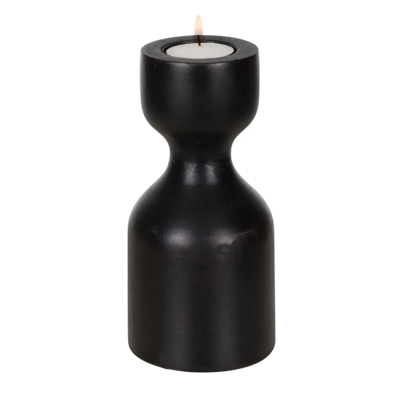 CASTIÇAL 17 CM WIDELENE - PRETO - Foto 2