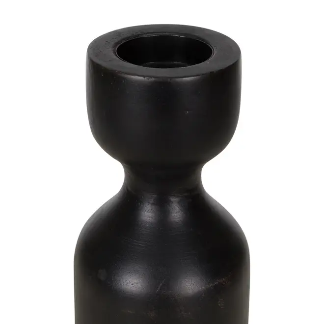 CASTIÇAL 17 CM WIDELENE - PRETO - Foto 3