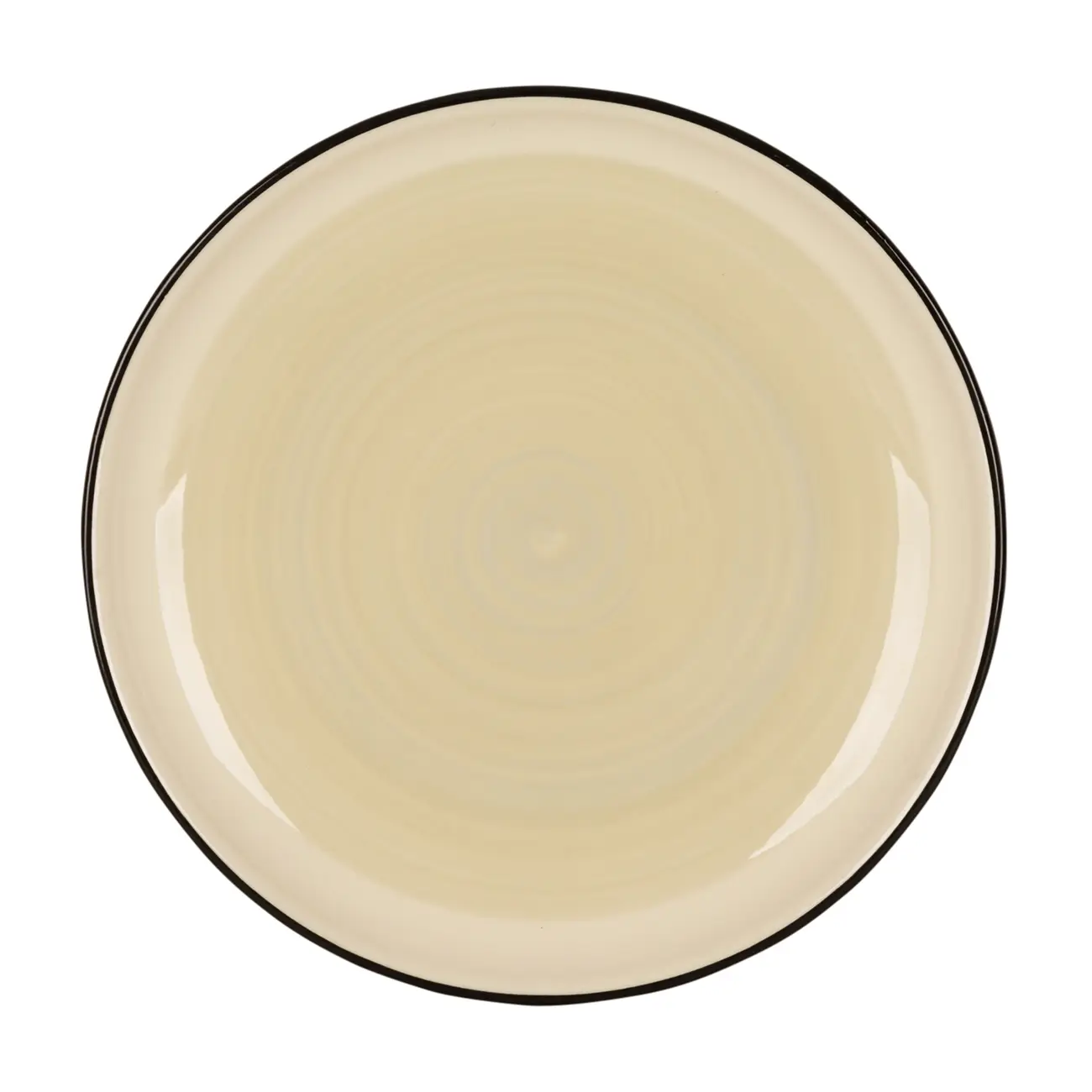 PRATO SOBREMESA SPIN CIRCLET - CREAM/PRETO - Foto 1