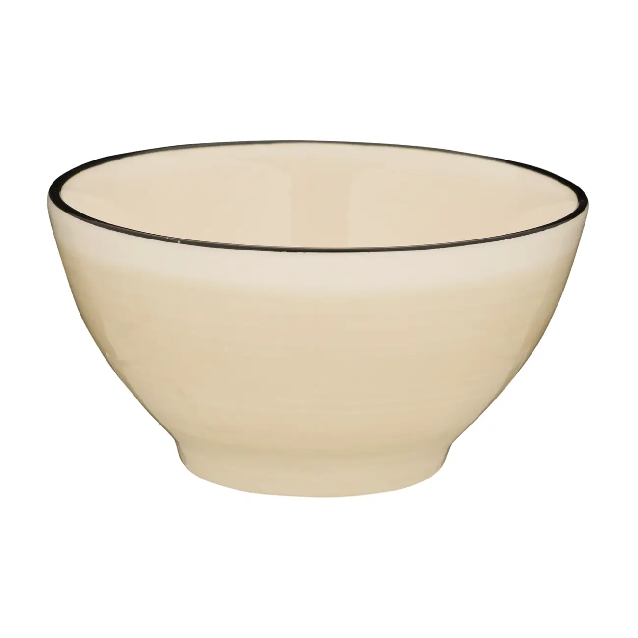 TIGELA 15 CM SPIN CIRCLET - CREAM/PRETO - Foto 1