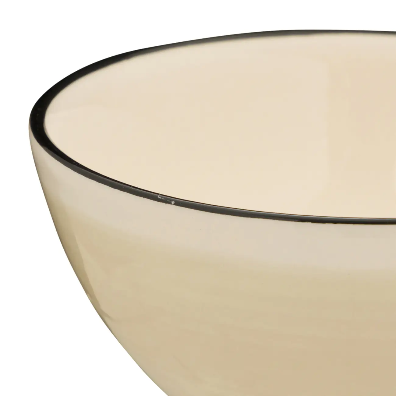 TIGELA 15 CM SPIN CIRCLET - CREAM/PRETO - Foto 2