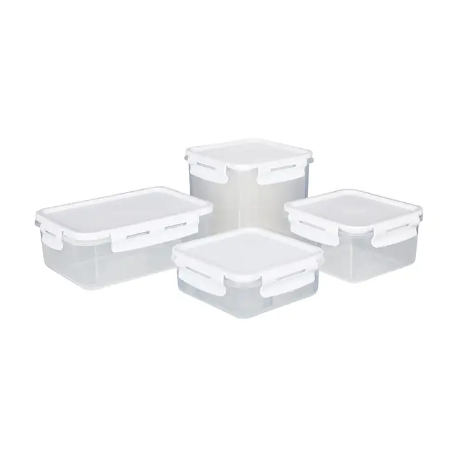 POTE HERMÉTICO 800 ML CLICK-IN - BRANCO/INCOLOR - Foto 7