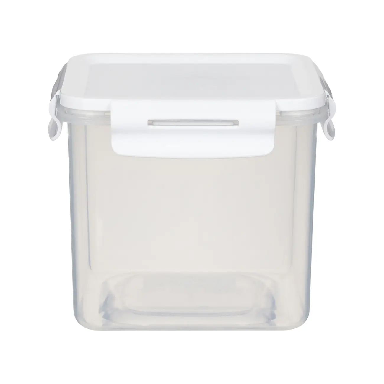 POTE HERMÉTICO 1,5 L CLICK-IN - BRANCO/INCOLOR - Foto 1