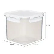 POTE HERMÉTICO 1,5 L CLICK-IN - BRANCO/INCOLOR - Foto 10
