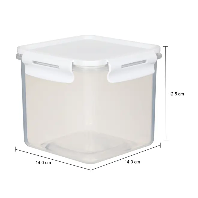 POTE HERMÉTICO 1,5 L CLICK-IN - BRANCO/INCOLOR - Foto 10