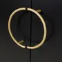 DARKO BUFFET 4 PORTAS 1,65 M X 43 CM - PRETO/DOURADO - Foto 6