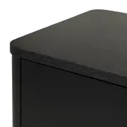 DARKO BUFFET 4 PORTAS 1,65 M X 43 CM - PRETO/DOURADO - Foto 7