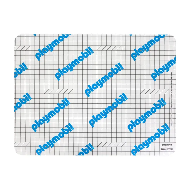 LUGAR AMERICANO 41 CM X 31 CM PLAYMOBIL - BRANCO/AZUL - Foto 1