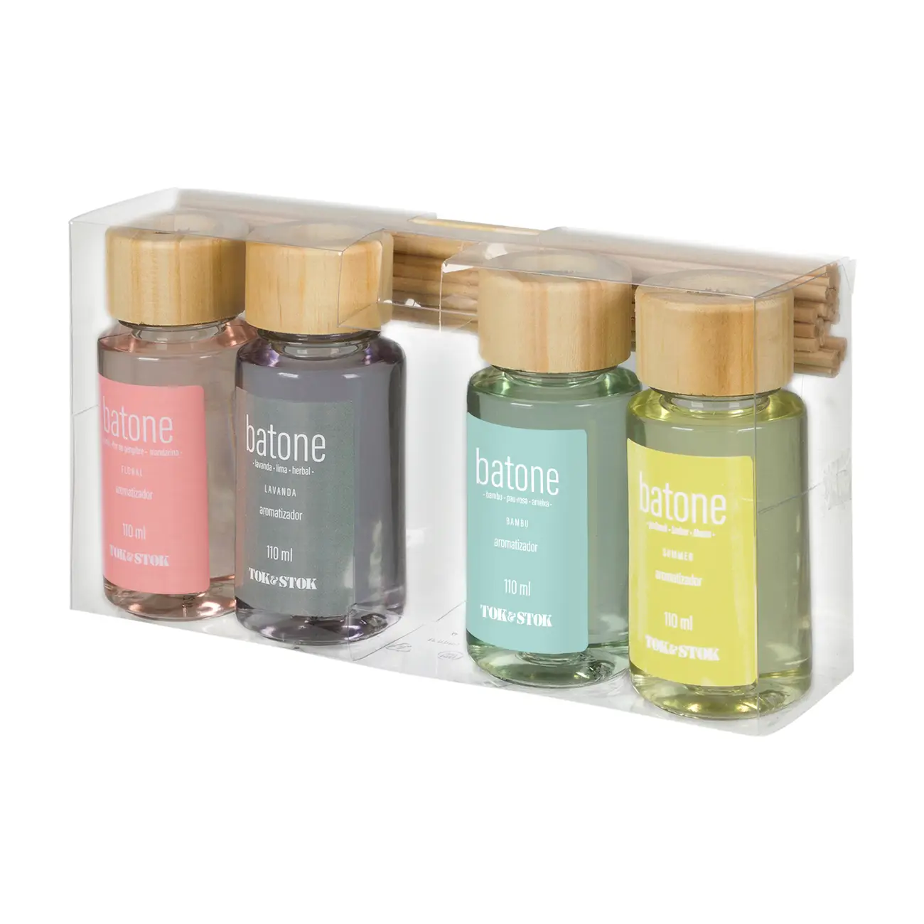 KIT COM 4 AROMATIZADORES BATONE - CORES CALEIDOCOLOR - Foto 3