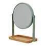 ESPELHO DE MESA 18 CM X 23 CM BAMBUMIX - SÁLVIA/BAMBU - Foto 2