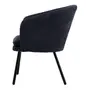 POLTRONA FLAPPER - PRETO/GALAXY BLUE - Foto 3